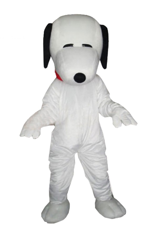Mascot Costumes White Snoopy Costume - Click Image to Close